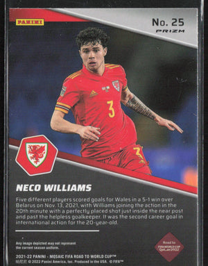 2021-22 Panini Mosaic Road to FIFA World Cup #25 Neco Williams