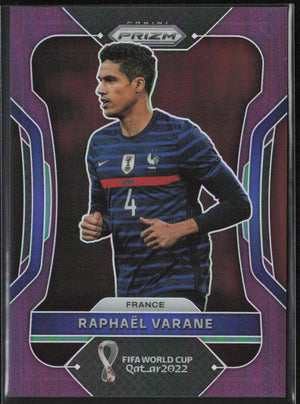 2023 Panini Prizm #105 Raphael Varane Purple /199