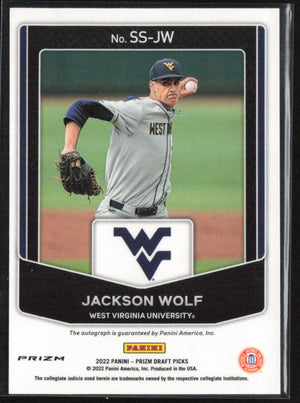 Prizm #SS-JW Jackson Wolf Silver Auto