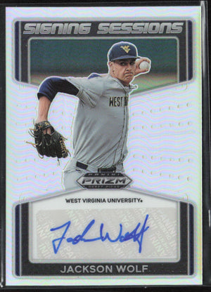 Prizm #SS-JW Jackson Wolf Silver Auto