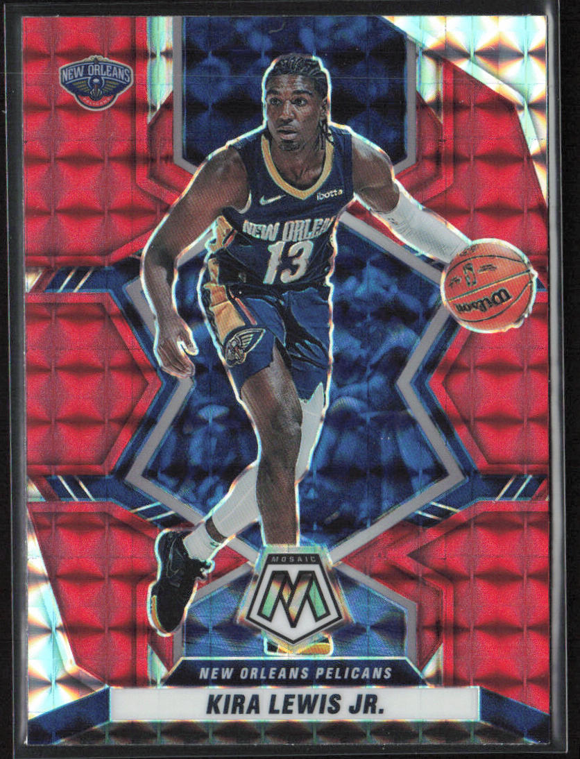 2021-22 Panini Mosaic #165 Kira Lewis Jr. Red