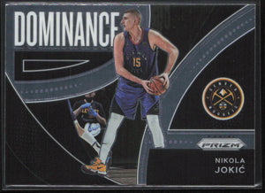 2021-22 Panini Prizm #16 Nikola Jokic Dominance