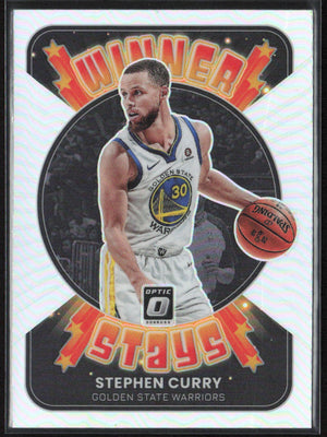 2021-22 Donruss Optic #4 Stephen Curry Winner Stays Holo