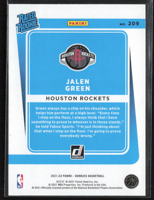 2021-22 Donruss #209 Jalen Green