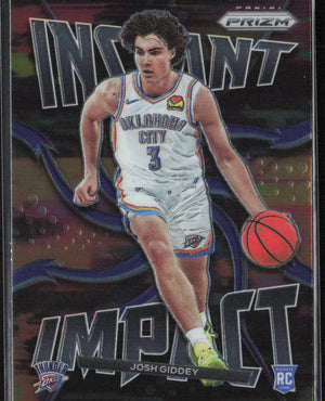 2021-22 Panini Prizm #4 Josh Giddey Instant Impact