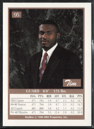 1990-91 SkyBox #95 Tim Hardaway