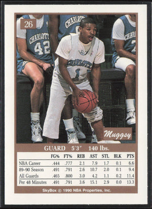 1990-91 SkyBox #26 Tyrone Bogues