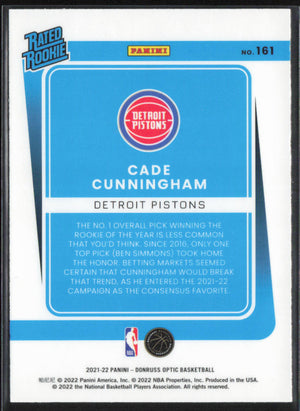 2021-22 Donruss Optic #161 Cade Cunningham