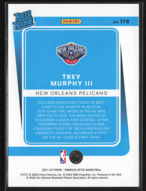 2021-22 Donruss Optic #178 Trey Murphy III