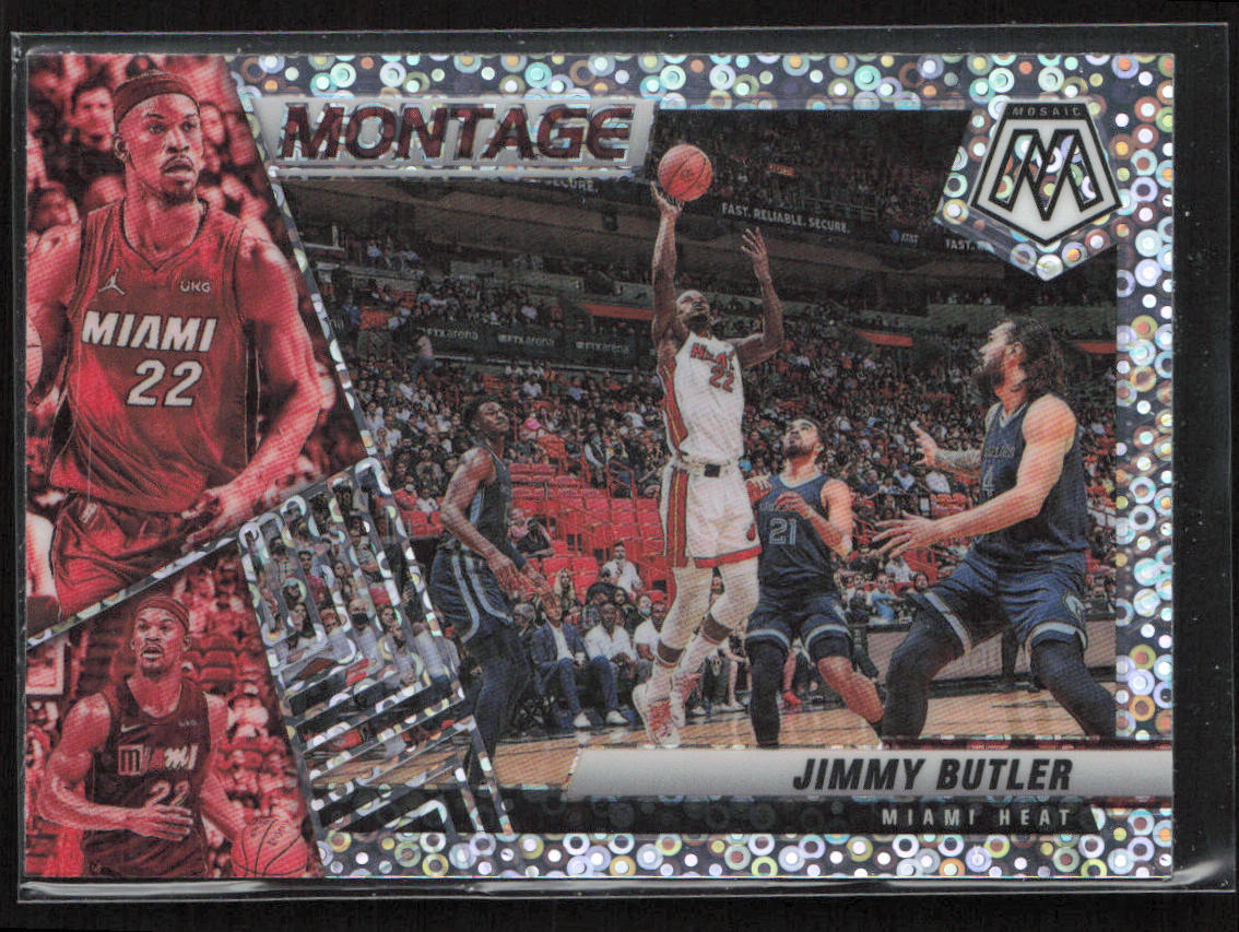 2021-22 Mosaic #13 Jimmy Butler Montage fast break