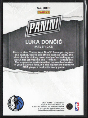 2021 Panini Father's Day #BKI5 Luka Doncic