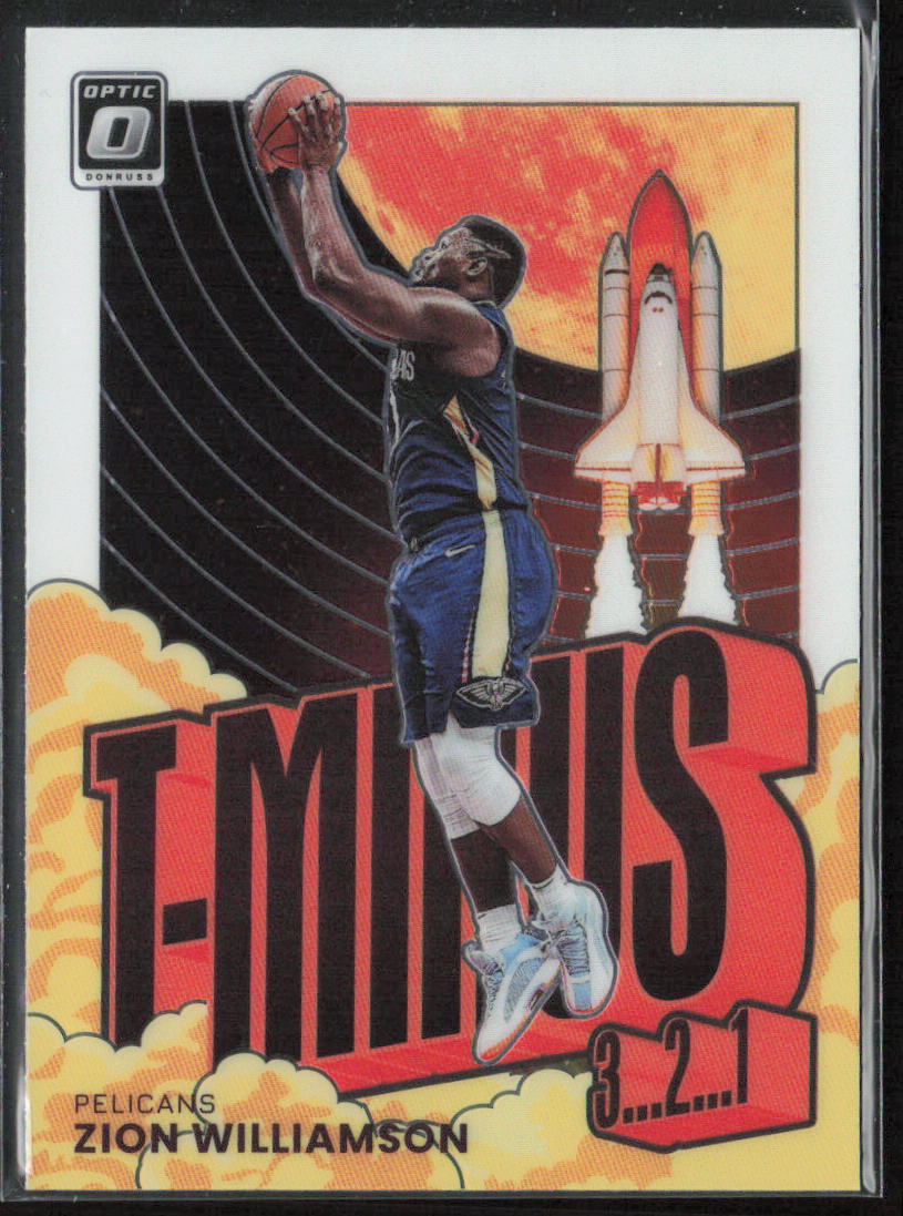 2021-22 Donruss Optic #1 Zion Williamson T-Minus 3...2...1...