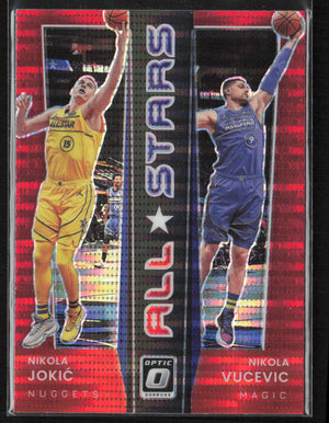 2021-22 Contenders Optic #3 Nikola Jokic/ Nikola Vucevic