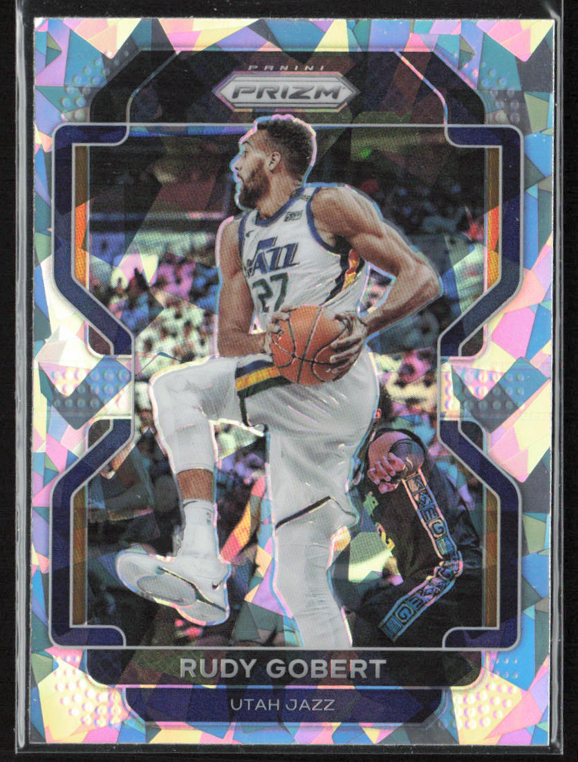 2021-22 Panini Prizm #239 Rudy Gobert Green