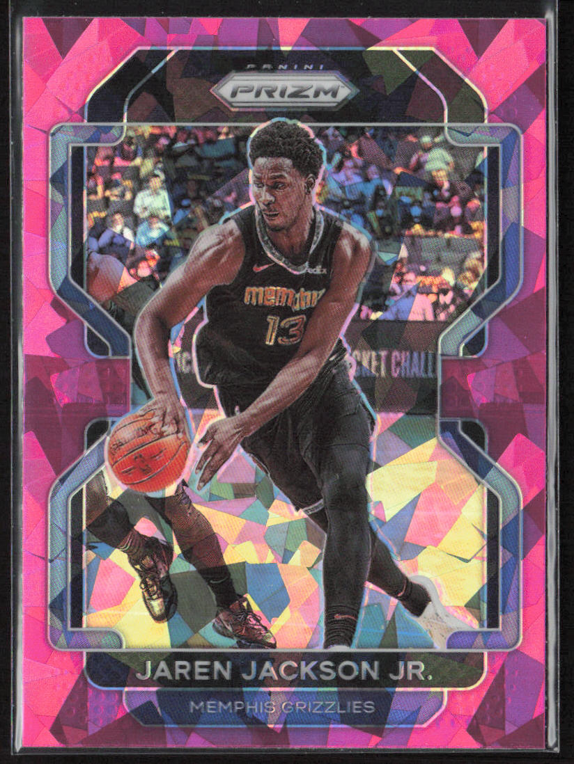 2021-22 Panini Prizm #35 Jaren Jackson Jr. Pink Ice