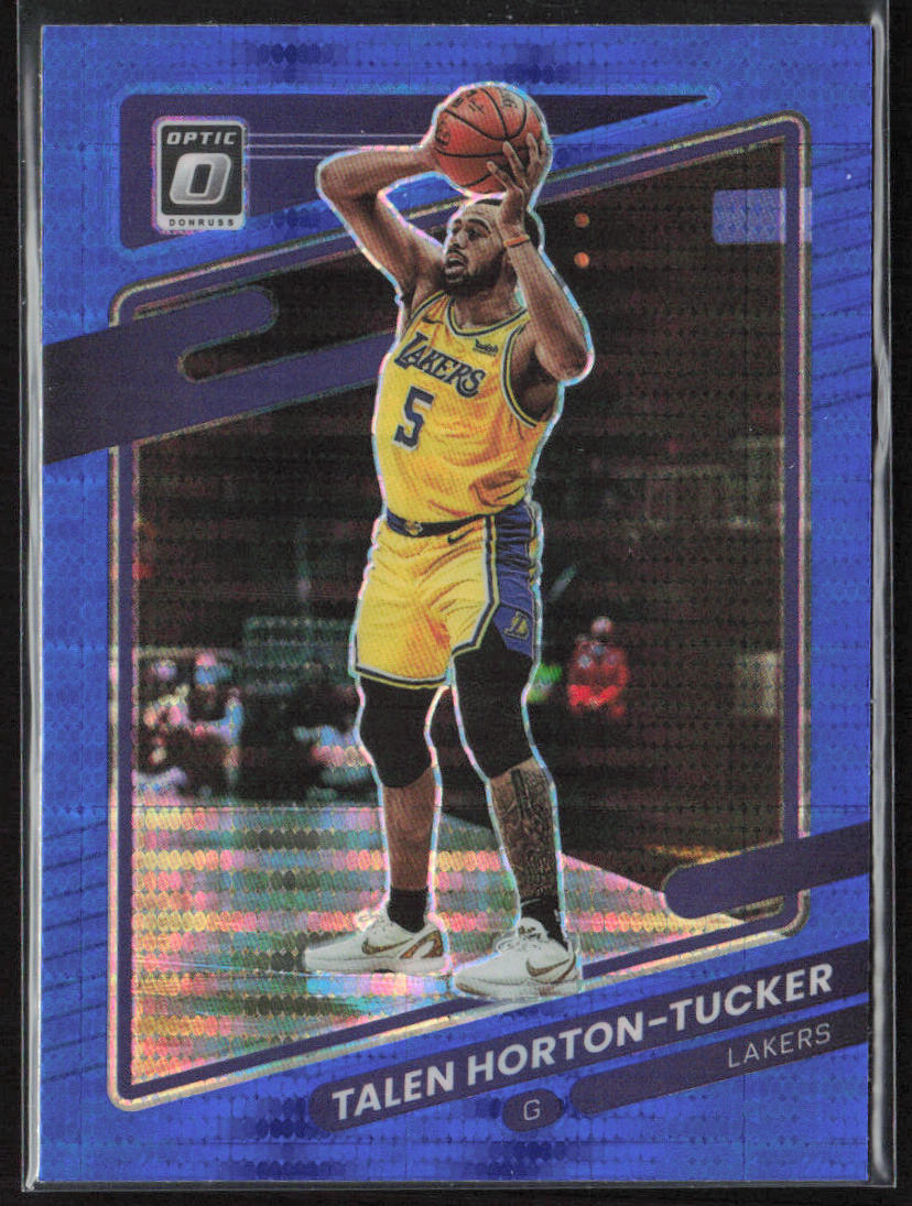 2021-22 Donruss Optic #103 Talen Horton-Tucker Blue Pulsar