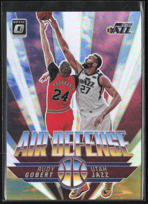 2021-22 Donruss Optic #1 Rudy Gobert Air Defense Holo