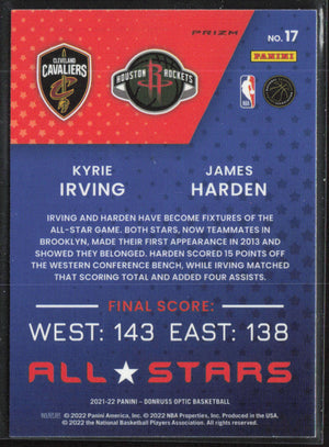 2021-22 Donruss Optic #17 Kyrie/Harden