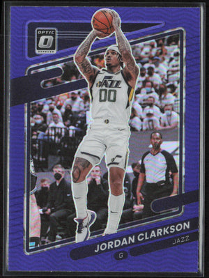 2021-22 Donruss Optic #86 Jordan Clarkson Purple