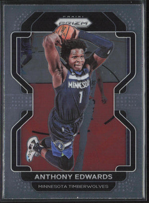 2021-22 Panini Prizm #37 Anthony Edwards