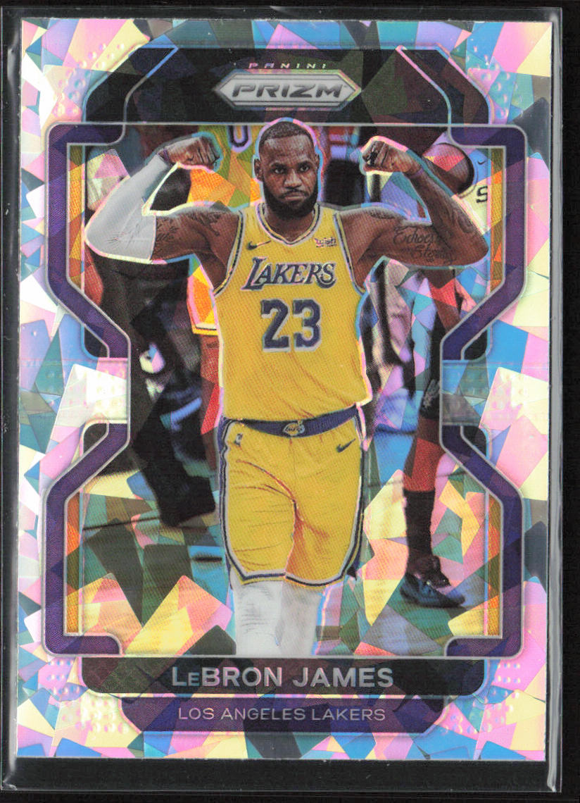 2021-22 Panini Prizm #91 LeBron James Ice