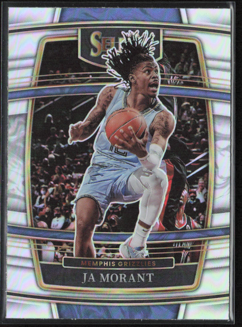 2021-22 Panini Select #75 Ja Morant Silver Prizms