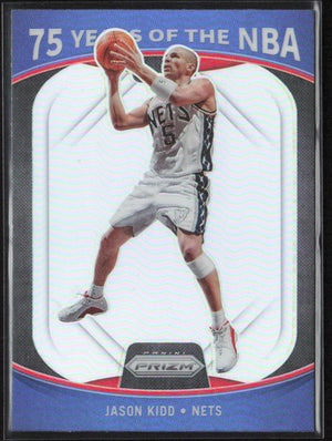 2021-22 Donruss Optic #18 Jason Kidd 75 Years of the NBA (Panini Prizm)