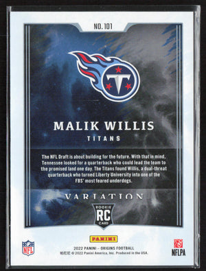 Origins #101 Malik Willis Variation