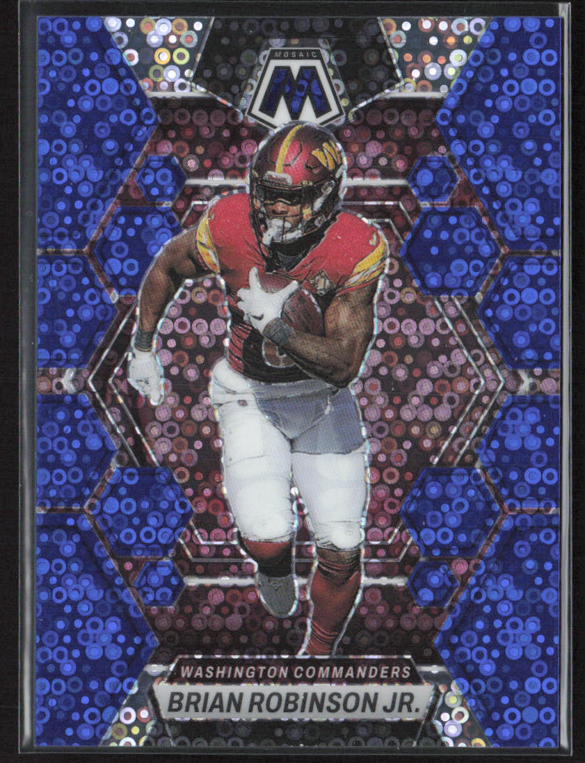 Mosaic #244 Brian Robinson Jr Blue No Huddle /75