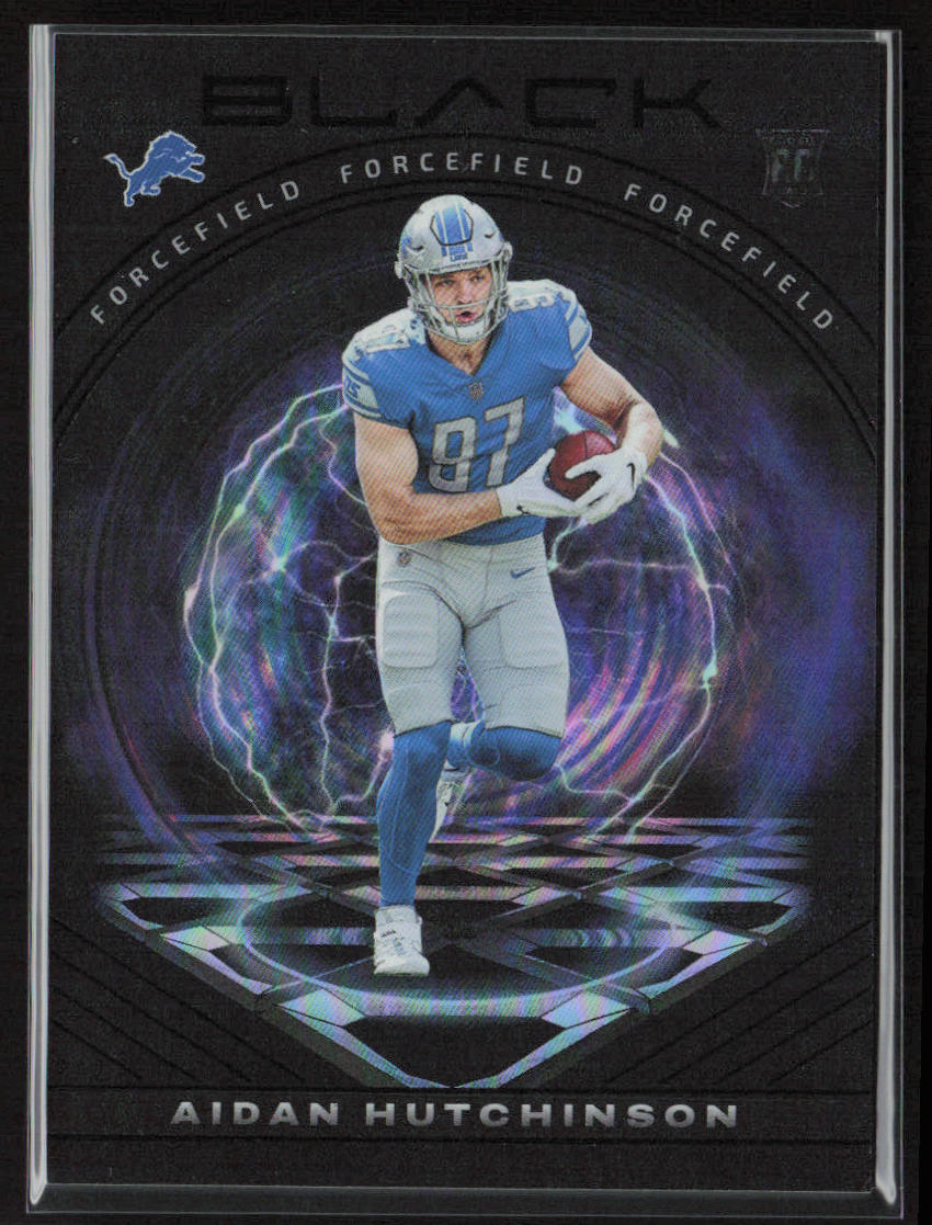 Panini Black #FF-17 Aidan Hutchinson Forcefield SSP