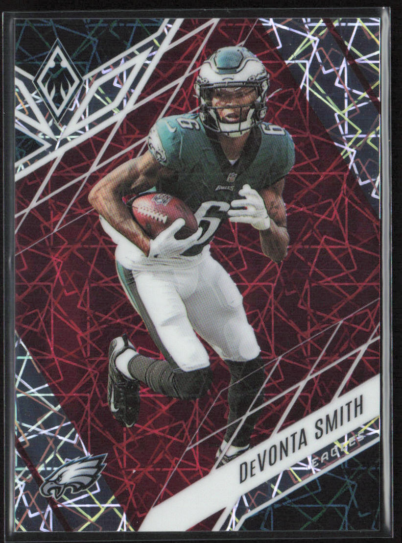 Panini Phoenix #91 Devonta Smith Red velocity /125