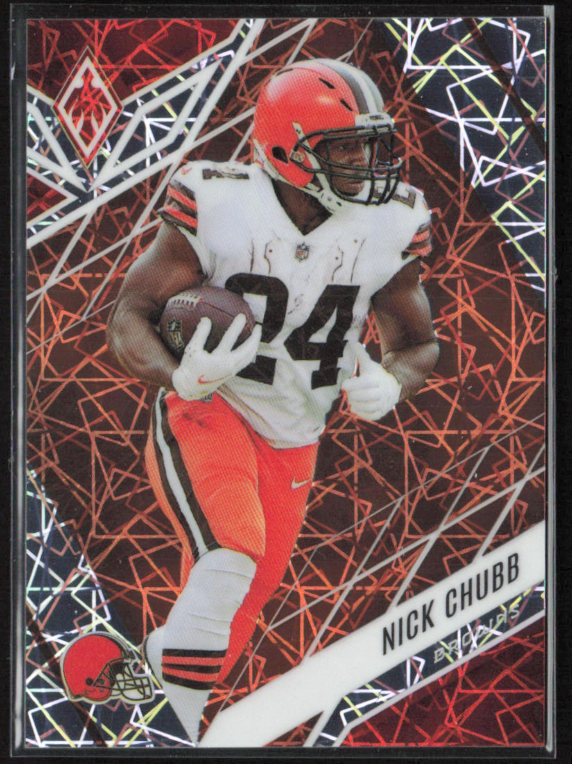 Panini Phoenix #21 Nick Chubb Orange Laser /75