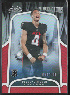 Absolute Football #INT-3 Desmond Ridder Introductions /100