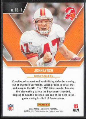 Absolute Football #00-9 John Lynch /100