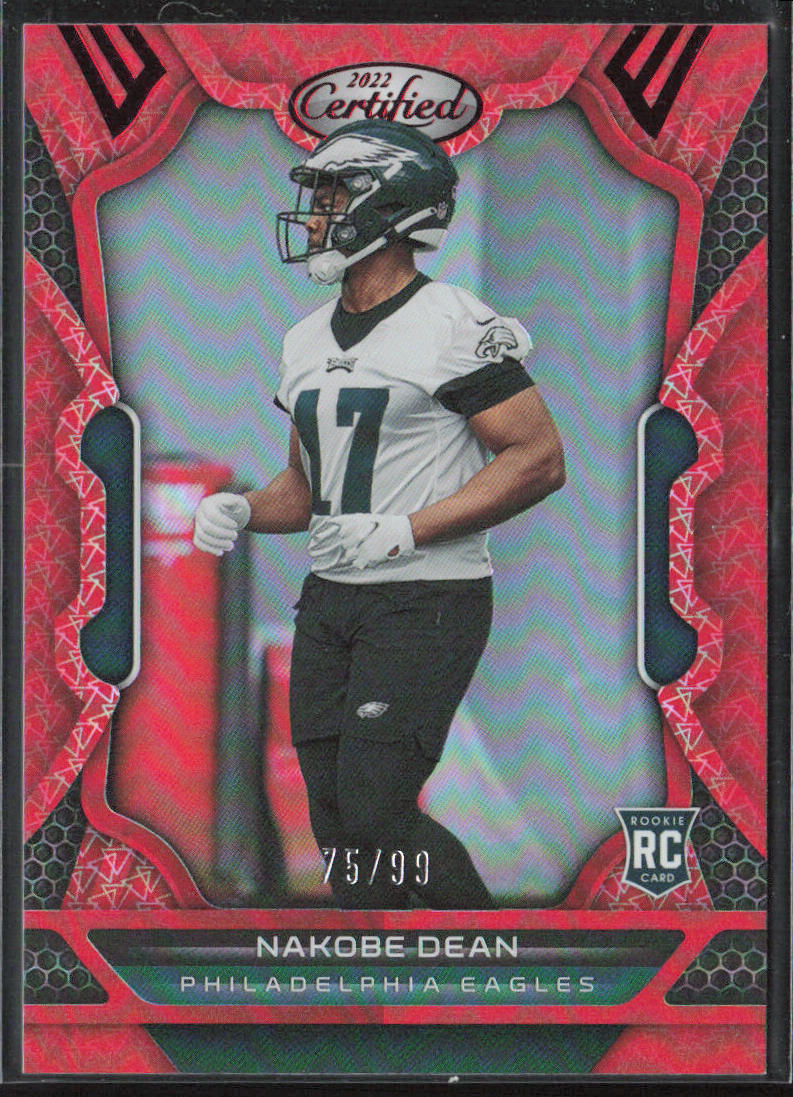 2022 Panini Certified #165 Nakobe Dean Mirror red /99