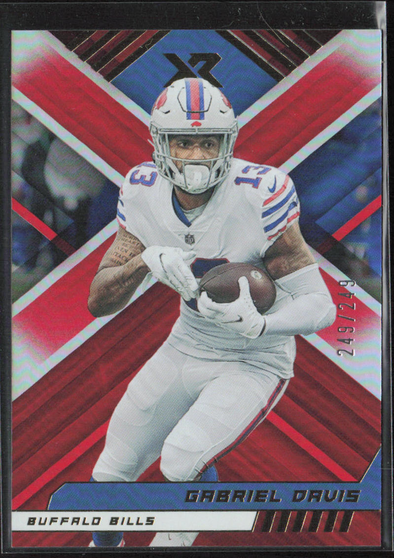 Panini XR #1 Gabe Davis Red /249