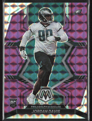 2022 Panini Mosaic #370 Jordan Davis Mosaic Purple