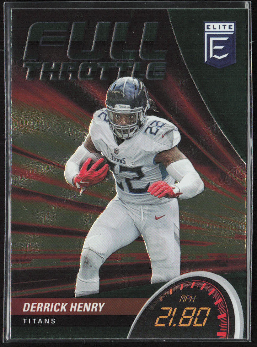 2022 Donruss Elite #FT4 Derrick Henry Full Throttle Green