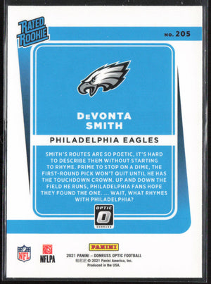 2021 Donruss Optic #205 DeVonta Smith