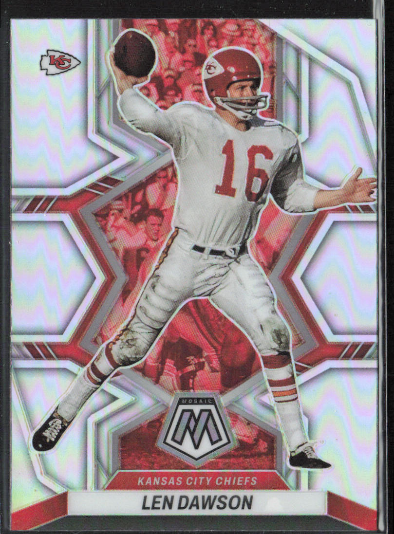 2022 Panini Mosaic #237 Len Dawson Silver