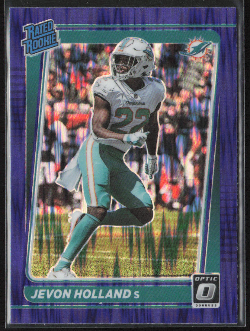 2021 Donruss Optic #267 Jevon Holland Purple Shock