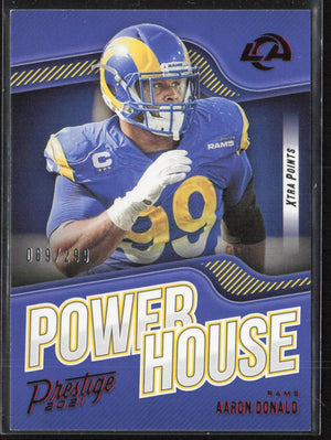 2021 Panini Prestige #PH-AD Aaron Donald Power House