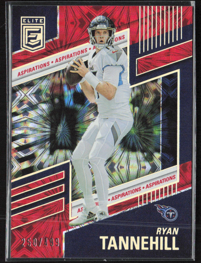 2022 Donruss Elite #81 Ryan Tannehill Aspirations Shimmer #/499