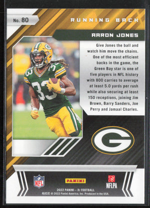 Panini XR #80 Aaron Jones Red /99