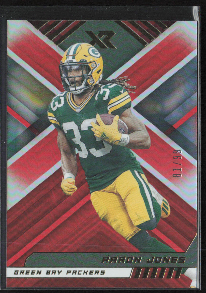 Panini XR #80 Aaron Jones Red /99