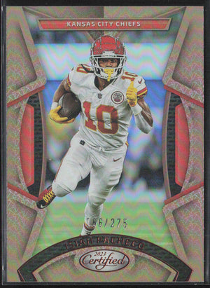 2023 Panini Certified #12 Isiah Pacheco Bronze Mirror /275