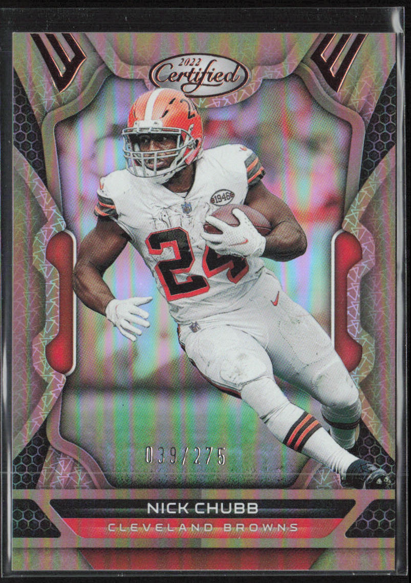 2022 Panini Certified #23 Nick Chubb Mirror #/349