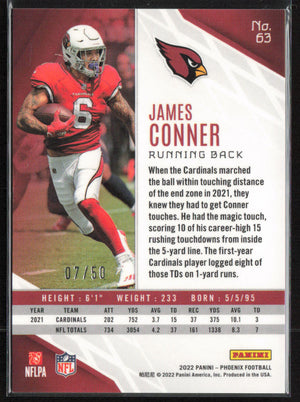 Phoenix Football #63 James Conner /50