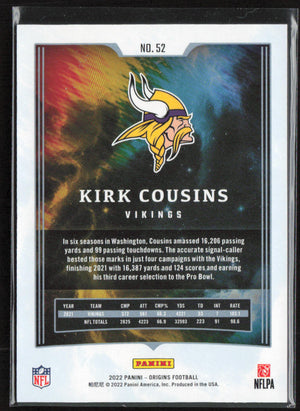 2022 Panini Origins #52 Kirk Cousins /299