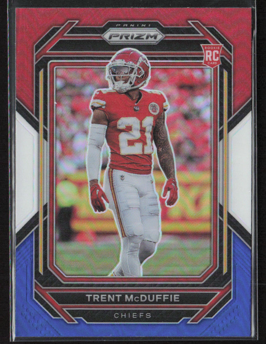 2022 Panini Prizm #372 Trent McDuffie RWB Prizm